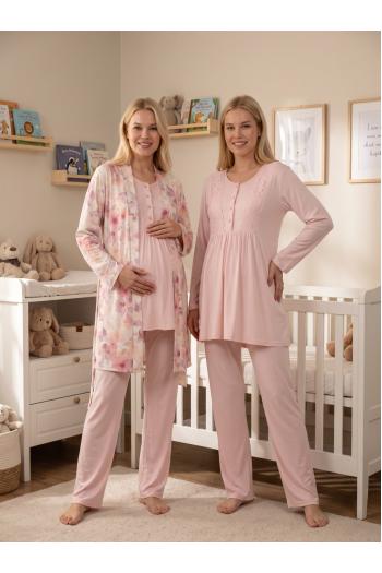 SONBAHAR KIŞ SEZONU Sabahlıklı Lohusa Pijama Takımı RML3029